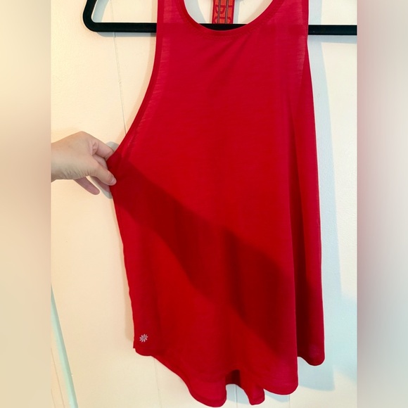Athleta Red T Back Strap Power Of She Workout Tank Top Womens Size XS - Picture 5 of 13